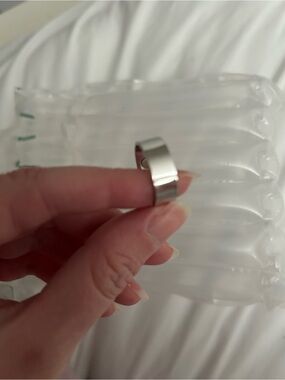🆕 NWT Calmi The Original Chrome Adjustable Ring UNISEX